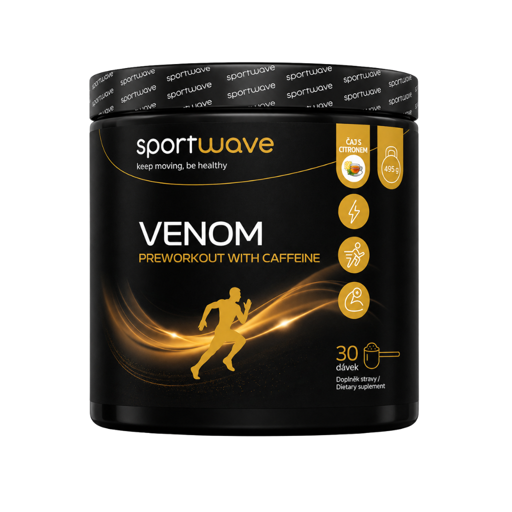 venom preworkout with caffeine - čaj s citronem